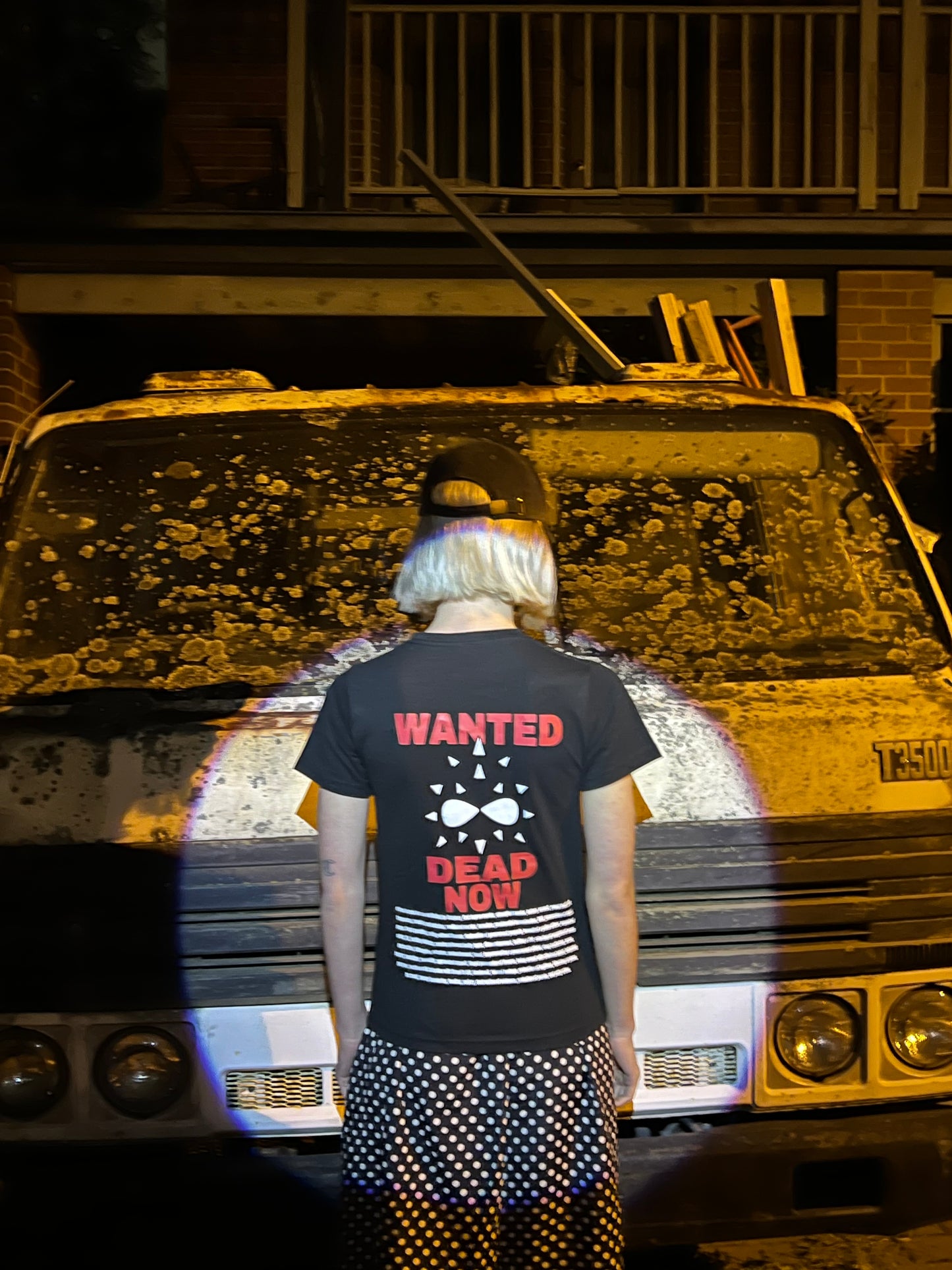Wanted Dead Now Shirt (print error)
